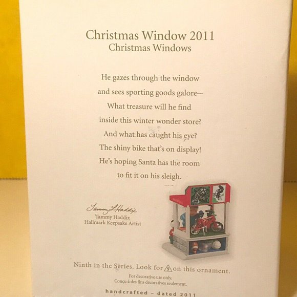 Hallmark Keepsake Christmas Tree Ornament Windows 2011 Sporting Goods Store 9th - Picture 2 of 4